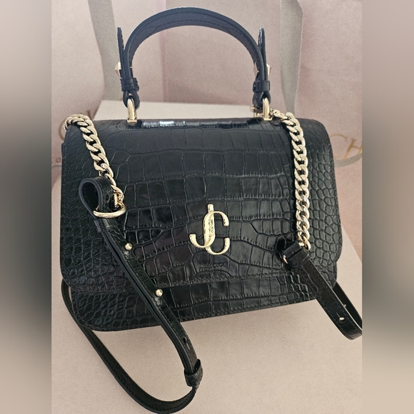 JIMMY CHOO JC TOP Handle Black - Picture 3 of 5